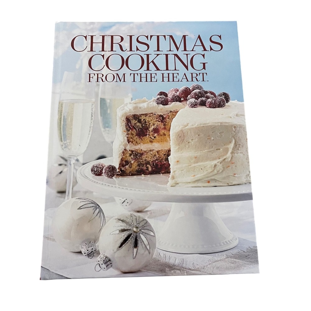 Better Homes & Gardens Christmas Cooking from the Heart Hardcover Red Holiday